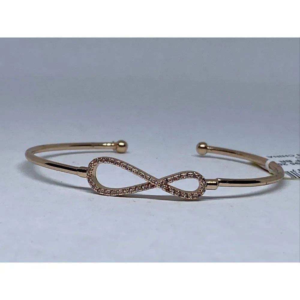 Charter Club Pavé Infinity Cuff Bracelet MSRP $29.50 CP490